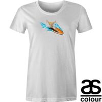 AS Colour - Women's Wafer Crew Tee (Slim Fit) Thumbnail
