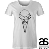 AS Colour - Women's Wafer Crew Tee (Slim Fit) Thumbnail